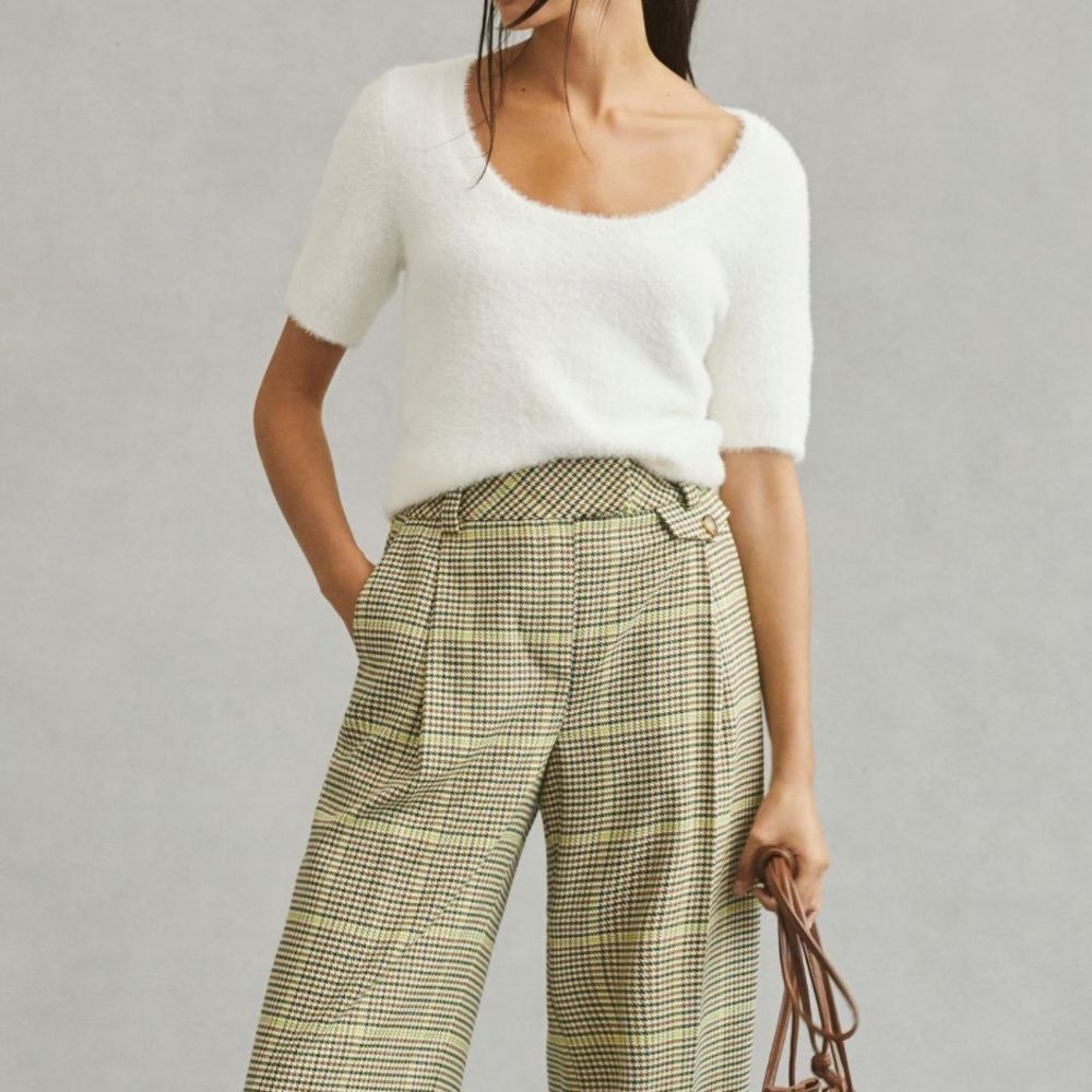 NWT Anthropologie Maeve Scoop-neck Eyelash Sweater XL